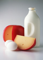 عکس ظرف شیر و پنیر