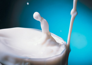 عکس و تصویر ریختن شیر در لیوان