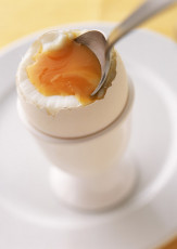 عکس تخم مرغ عسلی و قاشق