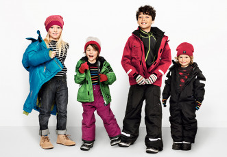 عکس مدل کودکان با لباس های زمستانی