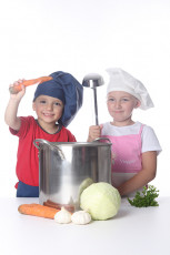 عکس سرآشپز پسر و دختر