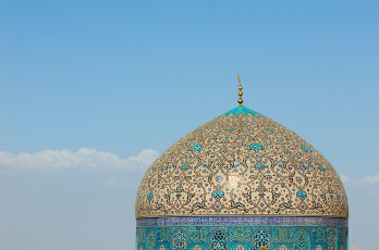 عکس گنبد مسجد شیخ لطف الله