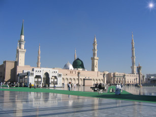 عکس صحن مسجد پیامبر (ص)