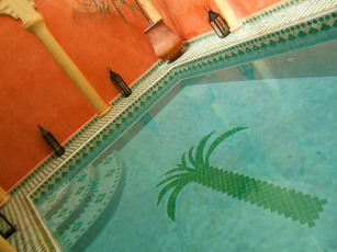 عکس استخرهای کوچک در هتل های مراکشی