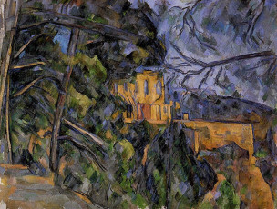 تابلوی نقاشی قلعه سیاه اثر پل سزان
