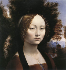 تابلوی نقاشی Portrait of Ginevra Benci اثر لئوناردو داوینچی