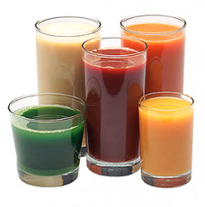 عکس لیوان با آبمیوه های رنگی مختلف