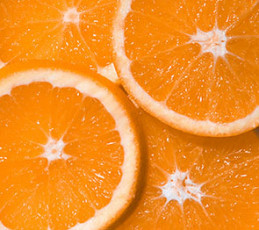 عکس پرتقال ورقه شده