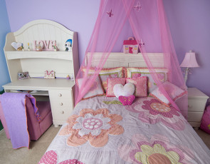 عکس اتاق خواب کودک دخترانه