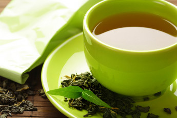 عکس چای و فنجان سبز
