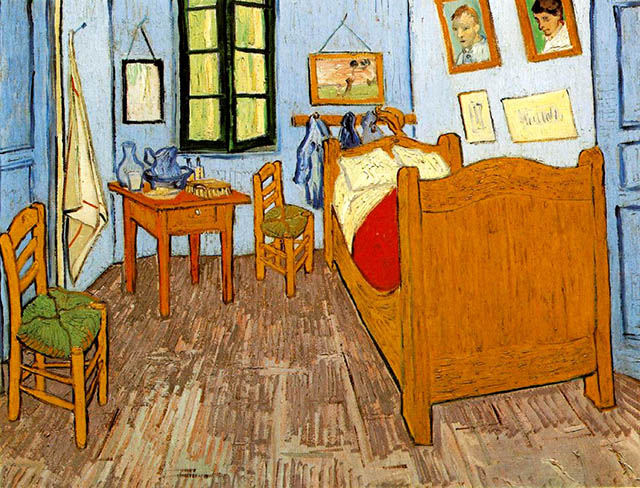 تابلوی نقاشی اتاق خواب آرل اثر ونسان ونگوگ